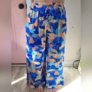 Oversized Satin Pants
